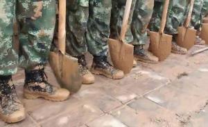 珠海武警連夜清淤：倒伏樹枝裝車百余輛