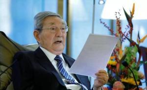 朱镕基會見清華經(jīng)管學院顧問委員會委員