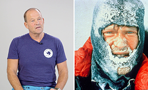 他曾經徒步走到南極點和北極點，現在的目標是拯救地球