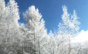 “中國(guó)冷極”根河出現(xiàn)霧凇，如童話(huà)世界