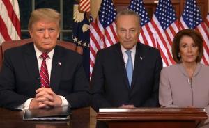 特朗普首次電視講話:建不了墻怪民主黨