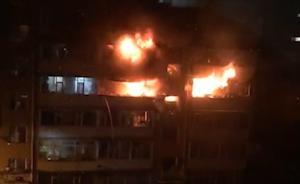 長春一居民樓燃氣泄漏起火，1死3傷