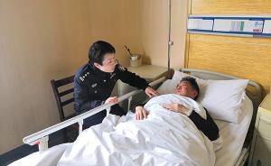 撲倒騎車逃竄的嫌疑人，武漢58歲老民警2根肋骨被撞斷