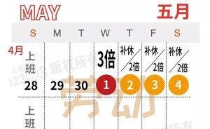 五一加班工資怎么算？上海市人社局：可享三倍或雙倍工資