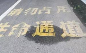 全國人大代表聯(lián)名議案：違法占應(yīng)急車道罰款三千元、記12分