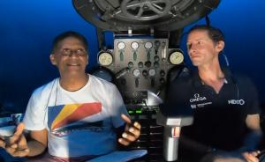 塞舌爾總統(tǒng)海底124米開直播：保護(hù)海洋