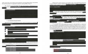 通俄門報告中被涂黑的內(nèi)容是什么