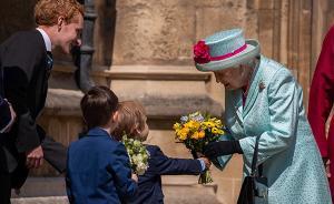 英女王伊麗莎白二世93歲生日，威廉夫婦與哈里伴其左右