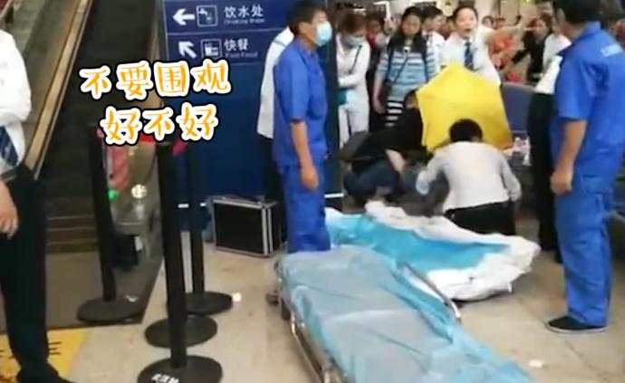 孕妇车站临产,旅客中冲出3名护士接生