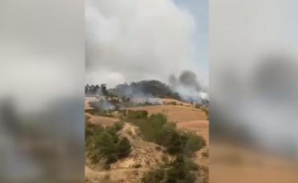 遼寧建昌縣老大杖子鄉(xiāng)突發(fā)山火