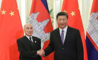 习近平会见柬埔寨国王