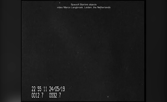 排著隊(duì)走！來看SpaceX50余顆星鏈衛(wèi)星