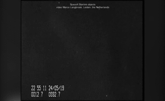 排著隊走！來看SpaceX50余顆星鏈衛(wèi)星