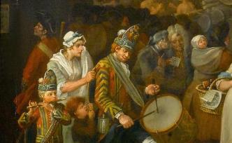 威廉·荷加斯筆下18世紀(jì)的倫敦:充滿哨聲鼓聲和狗吠的街頭