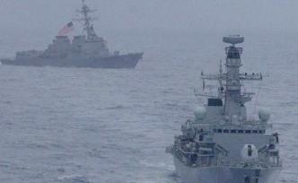 美俄兩艘軍艦在航行中險些發(fā)生意外，互相指責(zé)對方不安全行為