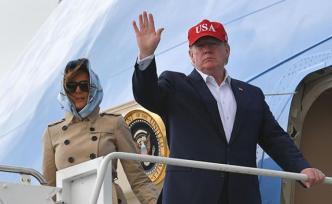 特朗普結(jié)束5天訪歐行程，搭乘空軍一號(hào)返美