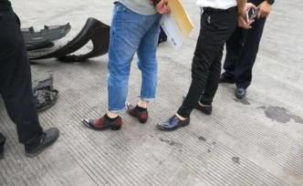 兩車刮擦輕微事故，一男司機因穿高跟鞋被罰款50元