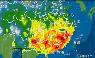 视频｜10秒感受南方入汛以来，泼下了多少雨
