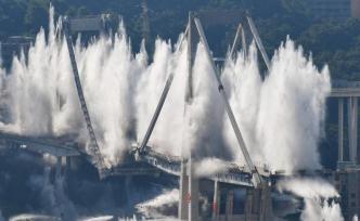 晚安·世界｜事發(fā)10個多月后，意大利坍塌事故公路橋被炸毀