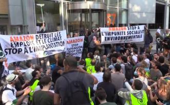 不滿亞馬遜擴(kuò)張，百人占領(lǐng)巴黎總部
