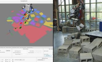 又進化了：這臺雙足機器人都會認路步行