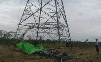 4名中國工人在緬甸輸電工程施工中跌落，致3死1傷