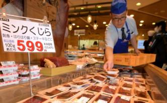 日本商店開售鯨肉：每100克38元人民幣