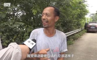 衡東河堤決口瞬間，老人呼救百位村民