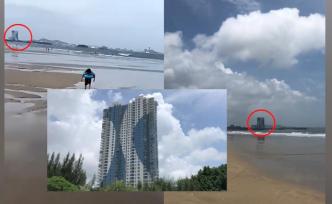 杭州女童游玩地與漳州一處海灘高度相似