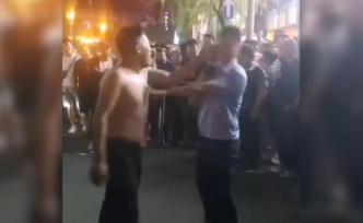 吃霸王餐食客毆打店主，被抓后襲警跳車