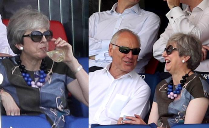 無官一身輕，梅姨卸任后首日開心看板球