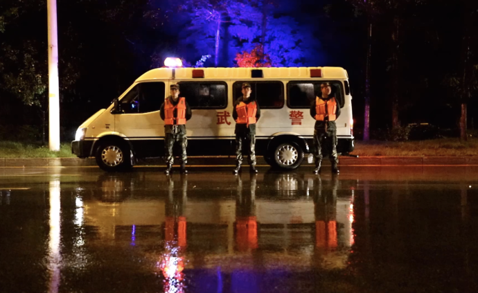 臺(tái)風(fēng)“利奇馬”過境，沈陽武警全力應(yīng)對(duì)