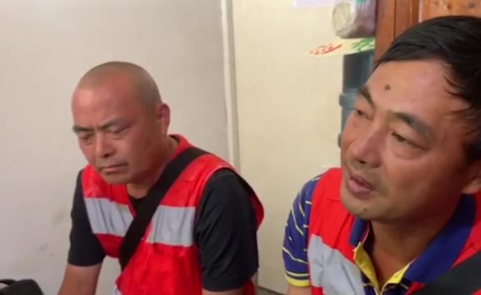 在場|崩塌幸存者回憶:晚一秒就被埋了