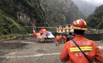 四川臥龍一水電站附近70名受困者獲救，部分通過(guò)直升機(jī)轉(zhuǎn)移