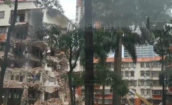 深圳回應(yīng)大廈晃動：受沉降公寓拆除影響