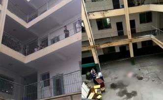 巴中一教學(xué)樓陽臺欄桿斷裂，學(xué)生一死一傷