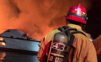 美國加州海岸潛水船失火，至少34人失蹤
