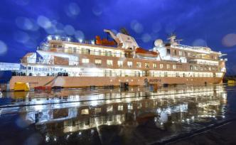 中國首制極地探險(xiǎn)郵輪命名交付：將開啟12天的南極首航之旅