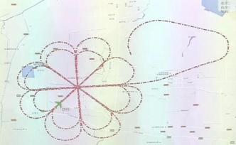 畫了一個大“月餅”！C919東營完成導航LOC全向性試飛