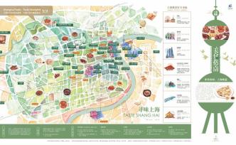 @吃貨們，2019手繪版上海味道美食地圖來了！