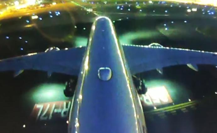 東航大興機場圓滿首航，落地浦東