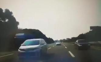 瘋狂視頻曝光：滬寧高速車流中調(diào)頭逆行，同車女子凄厲尖叫