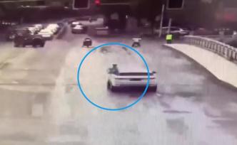 無(wú)牌路虎拖拽交警30多米，無(wú)證司機(jī)被抓