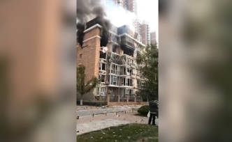 邯鄲一居民樓發(fā)生爆炸，事發(fā)瞬間監(jiān)控曝光