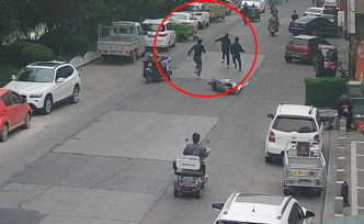 網(wǎng)逃健身教練遇抓捕狂奔，不到百米被擒