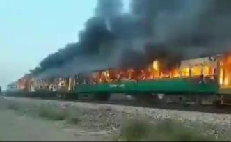 偷帶煤氣罐做飯，巴基斯坦火車爆炸60死