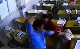 在場｜男子沖入教室，暴打女教師十幾拳
