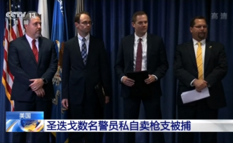 私自販賣槍支，美國(guó)圣迭戈數(shù)名警員被捕