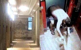 探访宇芽遭家暴事发地：屋外有保安守候