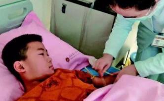 为捐骨髓救爸爸，山东9岁男童每天吃五顿饭两个月增重12斤
